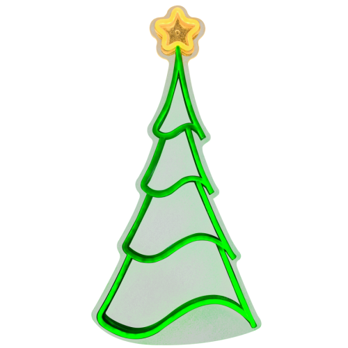 EL131501 | X-MAS TREE NEON LED STRIP EΠΙΤΟΙΧΟ ΓΙΑ USB 5V-10W-2A|360x15x605|{enjoysimplicity}™