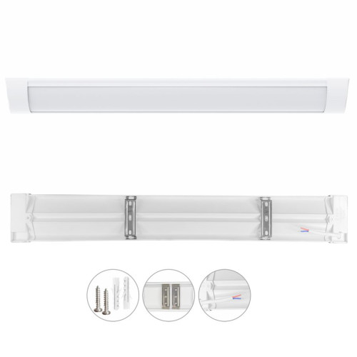 EL195101 | LED FLAT BATTEN 18W|4000k|1800lm|580x76xh25mm|{enjoysimplicity}™