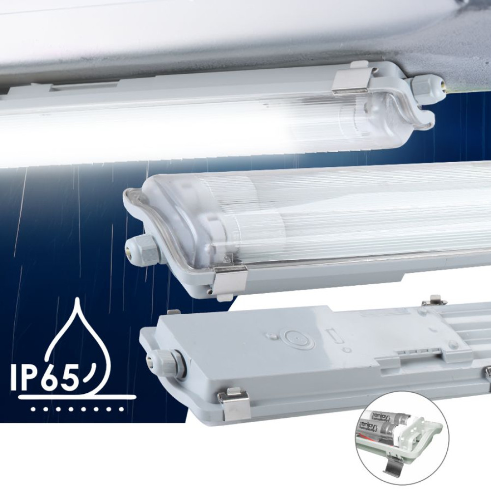 EL195826 | LED WeatherProof IP65 2x0.60mt|L665xW128xH60mm|{enjoysimplicity}™ EL195826 | LED WeatherProof IP65 2x0.60mt|L665xW128xH60mm|{enjoysimplicity}™