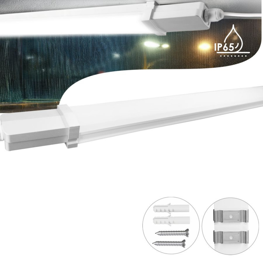 EL195842 | LED T8 Intergrated 24W|IP65|6500k|2160lm|1265x47xh35mm|{enjoysimplicity}™ EL195842 | LED T8 Intergrated 24W|IP65|6500k|2160lm|1265x47xh35mm|{enjoysimplicity}™