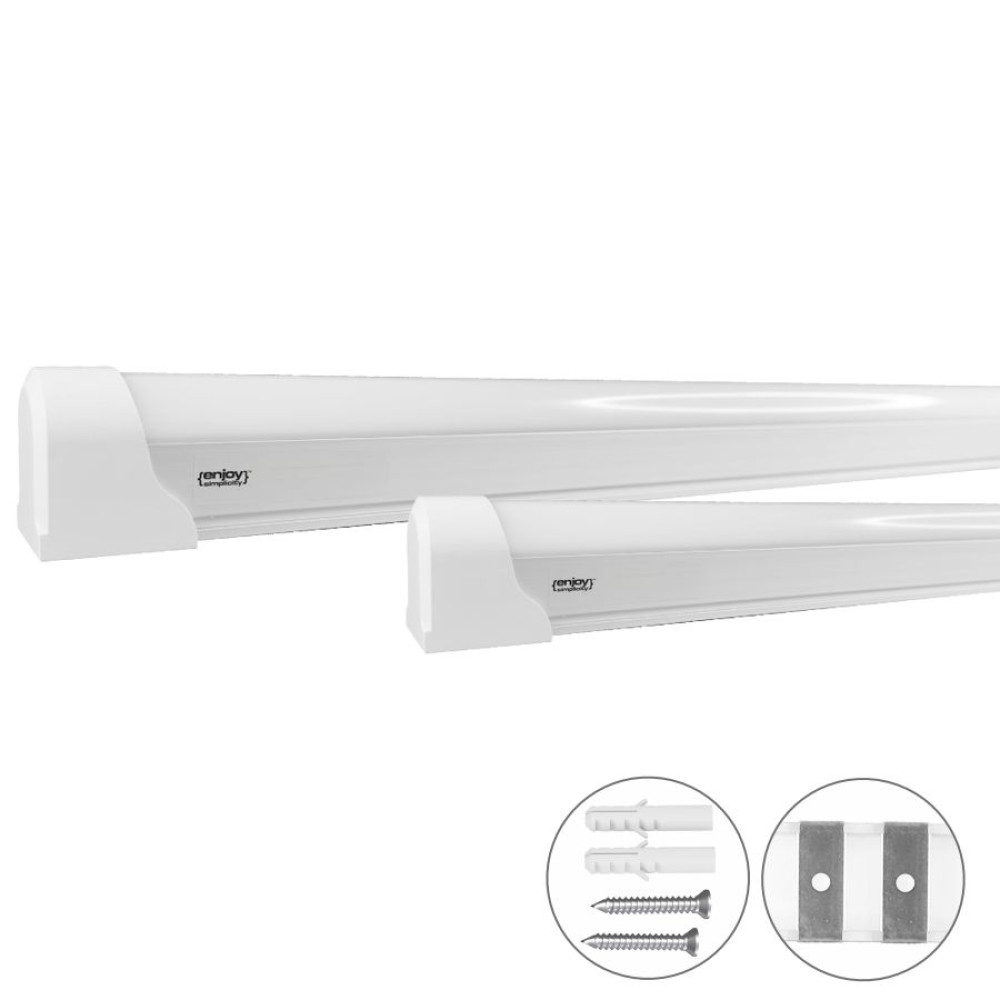 EL195852 | LED T8 Intergrated 10W|IP20|6500k|900lm|605x31xh43mm|{enjoysimplicity}™ EL195852 | LED T8 Intergrated 10W|IP20|6500k|900lm|605x31xh43mm|{enjoysimplicity}™