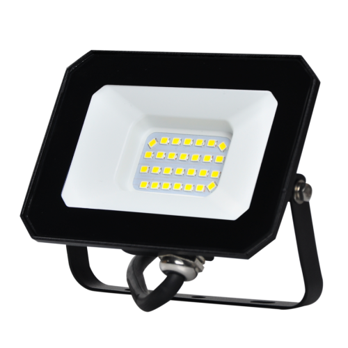 ELF10204 | LED 20W|4000k|1800lm FLOODLIGHT ALUM.110-240V~IP65 GLASScover|BLACK|{enjoysimplicity}™