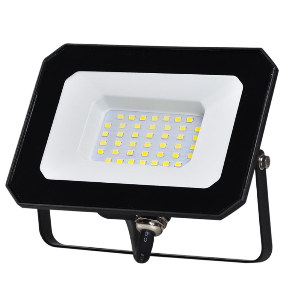 ELF10304 | LED 30W|4000k|2700lm FLOODLIGHT ALUM.110-240V~IP65 GLASScover|BLACK|{enjoysimplicity}™ ELF10304 | LED 30W|4000k|2700lm FLOODLIGHT ALUM.110-240V~IP65 GLASScover|BLACK|{enjoysimplicity}™