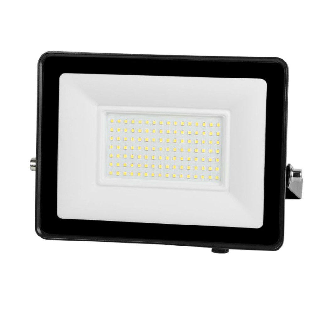 ELF11004 | LED 100W|4000k|8000lm FLOODLIGHT CAST ALUM.100-265V~IP65 GLASScover|BLACK|{enjoysimplicity}™ ELF11004 | LED 100W|4000k|8000lm FLOODLIGHT CAST ALUM.100-265V~IP65 GLASScover|BLACK|{enjoysimplicity}™