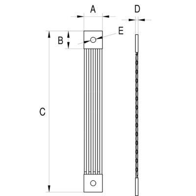 352 | ΕΥΚΑΜΠΤΟΣ ΑΓΩΓΟΣ ΓΕΦΥΡΩΣΗΣ 35mm² L250x25mm E-Cu/Esn Τρύπες Φ13mm 352 | ΕΥΚΑΜΠΤΟΣ ΑΓΩΓΟΣ ΓΕΦΥΡΩΣΗΣ 35mm² L250x25mm E-Cu/Esn Τρύπες Φ13mm