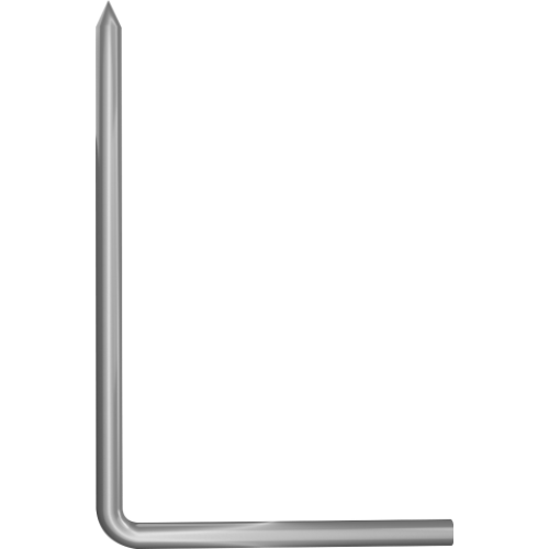 415-L0,60 | ΑΚΙΔΑ Φ16 L600mm  |  Al |  0,48mt ΠΑΝΩ MYTH + 0,12mt ΚΑΤΩ