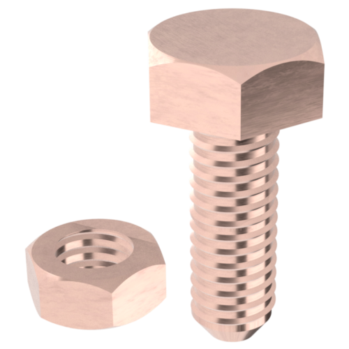 470-9 | ΒΙΔΑ Μ8xL25 ΜΕ ΠΑΞΙΜΑΔΙ Μ8 Cu