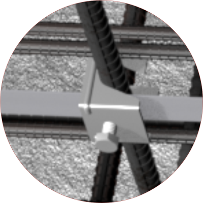477-3 | ΑΡΠΑΓΗ ΘΕΜΕΛΙΑΚΗΣ max40 ΜΕ ΟΠΛΙΣΜΟ Φmax25 |St/cZn|M8x35|40x54xh54