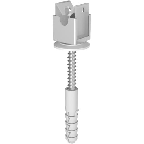 523 | ELFIX™ SFINA™ ANOΞΕΙΔΩΤΟ ΣΤΗΡΙΓΜΑ ΑΓΩΓΟΥ Φ8-10mm ΜΕ ΠΛΑΣΤΙΚΗ ΡΟΔΕΛΑ+Ss ΒΙΔΑ+ΟΥΠΑ ΣΤΕΓΑΝΟ
