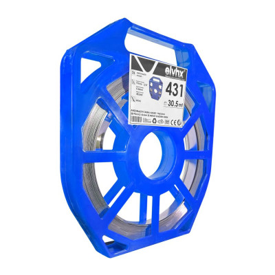 431 | ΑΝΟΞΕΙΔΩΤΗ ΤΑΙΝΙΑ ΠΛΑΤΟΣ: 19mm|3/4'' x 0.50mm - 30.50mt 431 | ΑΝΟΞΕΙΔΩΤΗ ΤΑΙΝΙΑ ΠΛΑΤΟΣ: 19mm|3/4'' x 0.50mm - 30.50mt