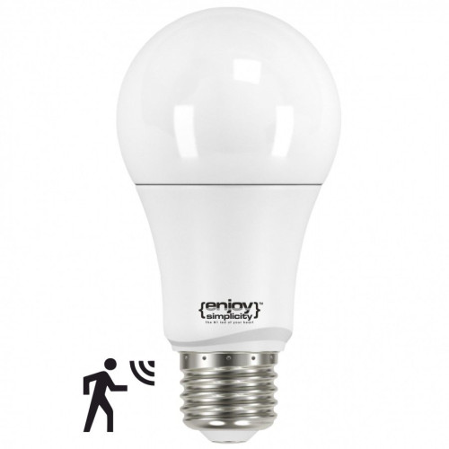EL101406 | SmartLED A60 MOTIONSENSOR|9W(>60W)Ε27|6500k|806lm|{enjoysimplicity}™