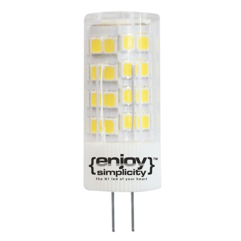 EL104403 | LED G4 AC/DC12V|5W(>50W)|3000k|400lm|{enjoysimplicity}™ EL104403 | LED G4 AC/DC12V|5W(>50W)|3000k|400lm|{enjoysimplicity}™