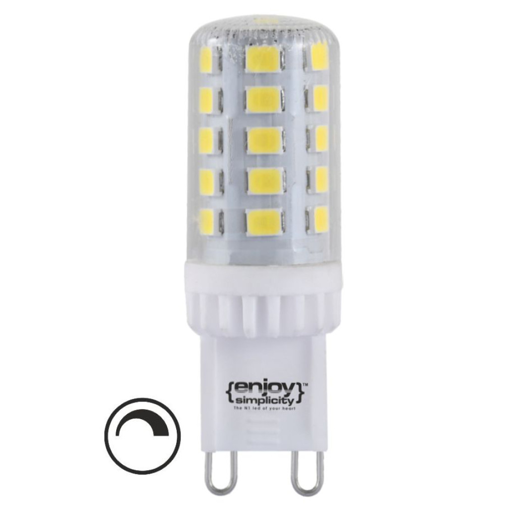 EL109374 | LED G9 DIM|5W(>50W)|4000k|400lm|{enjoysimplicity}™ EL109374 | LED G9 DIM|5W(>50W)|4000k|400lm|{enjoysimplicity}™