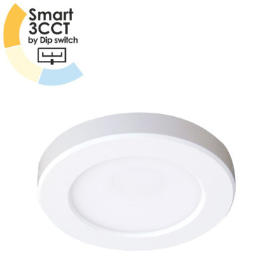 EL192031 | LED SLIM PANEL|6W|2700-4000-6500k|420lm|Φ126xh17.8|{enjoysimplicity}™ EL192031 | LED SLIM PANEL|6W|2700-4000-6500k|420lm|Φ126xh17.8|{enjoysimplicity}™