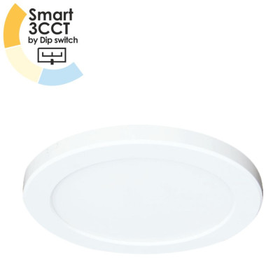EL192032 | LED SLIM PANEL|10W|2700-4000-6500k|900lm|Φ167xh17.8|{enjoysimplicity}™ EL192032 | LED SLIM PANEL|10W|2700-4000-6500k|900lm|Φ167xh17.8|{enjoysimplicity}™