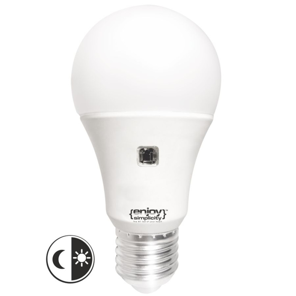 EL782806 | SmartLED A60 SENSOR DAY-NIGHT|9W(>60W)Ε27|2700k|806lm|{enjoysimplicity}™ EL782806 | SmartLED A60 SENSOR DAY-NIGHT|9W(>60W)Ε27|2700k|806lm|{enjoysimplicity}™