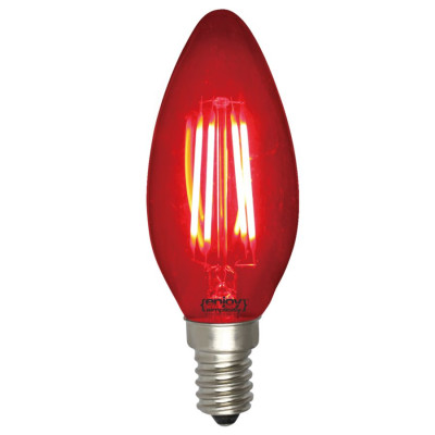EL823505 | DreamLED Fillament Coloured B35|4W E14|KOKKINO|{enjoysimplicity}™ EL823505 | DreamLED Fillament Coloured B35|4W E14|KOKKINO|{enjoysimplicity}™