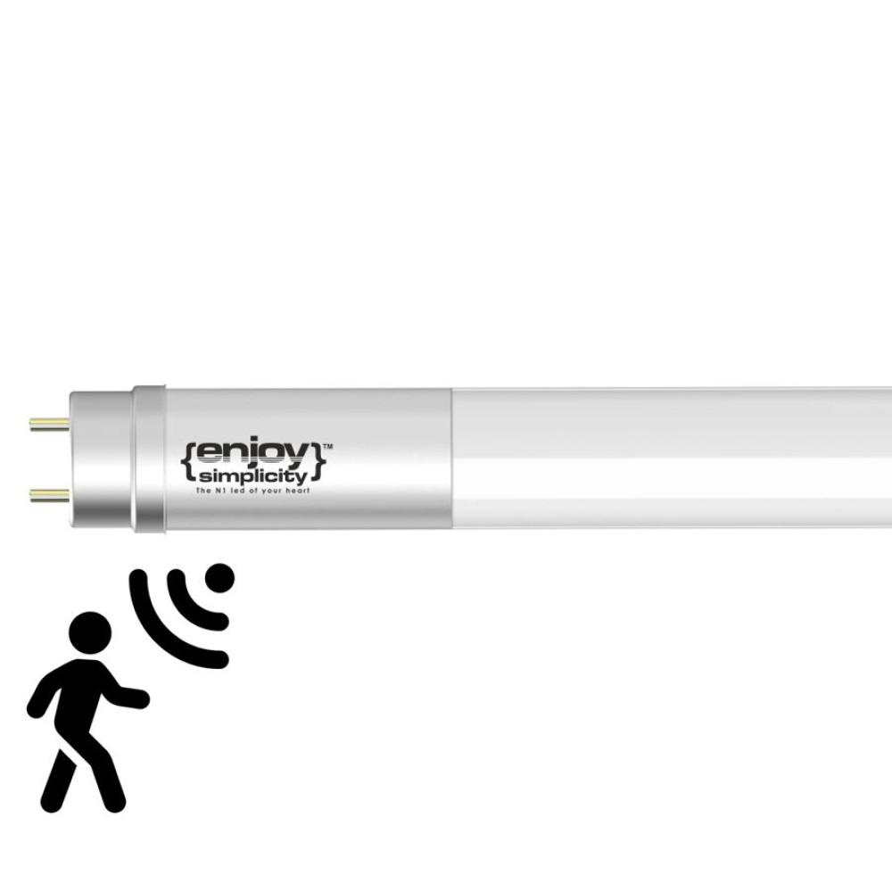 EL951265 | LED T8 MICROWAVE SENSOR|14W G13|6500k|2100lm|1200mm|GlassAlumCups+Starter|{enjoysimplicity}™ EL951265 | LED T8 MICROWAVE SENSOR|14W G13|6500k|2100lm|1200mm|GlassAlumCups+Starter|{enjoysimplicity}™
