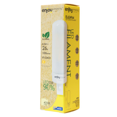 EL624964 | LED G24D3-2pins 8.5W|4000k|1050lm|{enjoysimplicity}™