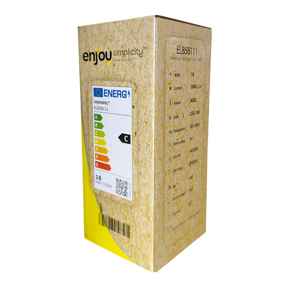 EL858111 | LED MANOLIA HIGH CORE 30W(>160W)E27|4000k|3200lm|{enjoysimplicity}™