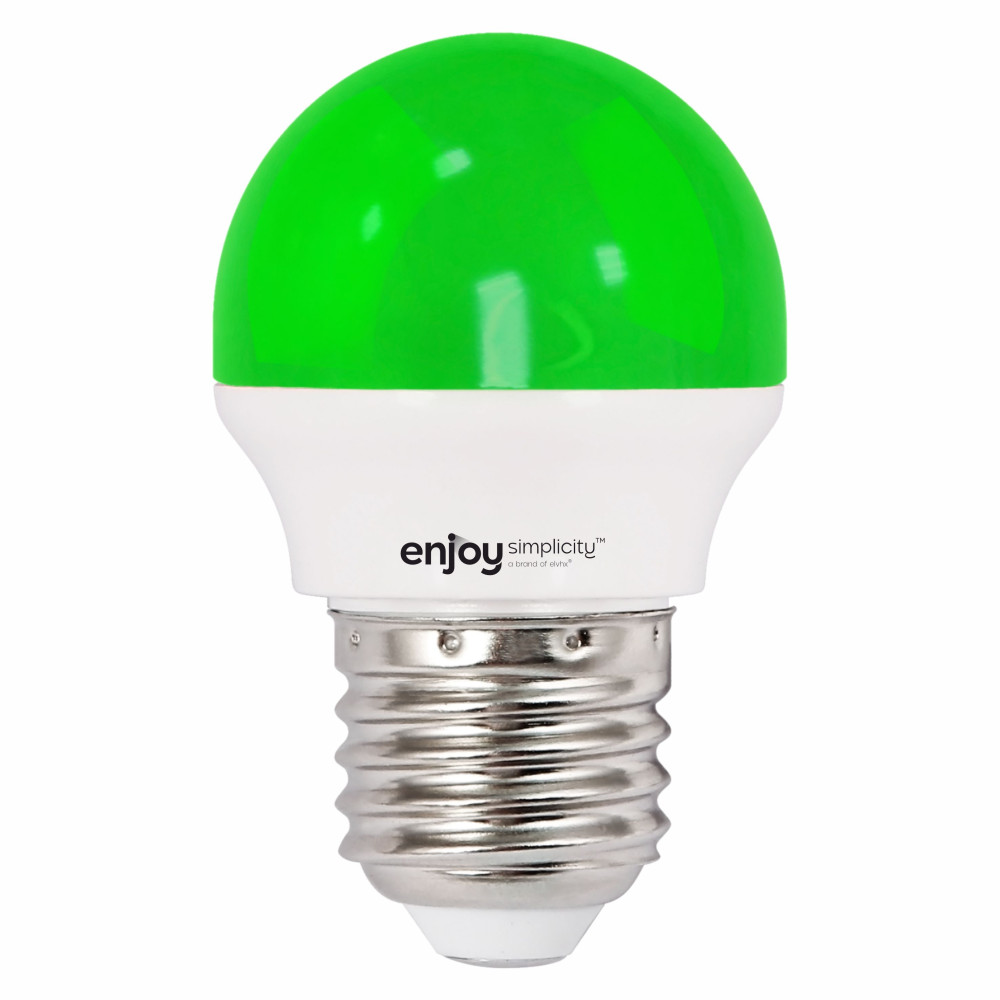 EL733309 | LED Ρ45 ΠΡΑΣΙΝΟ |1.8W(19W) Ε27|{enjoysimplicity}™