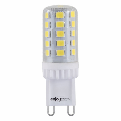 EL109373 | LED G9 DIM|5W(>50W)|3000k|400lm|{enjoysimplicity}™