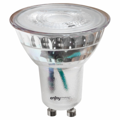 EL610664 | LED GU10 GLASS|6W(>60W)|4000k|525lm|38°|{enjoysimplicity}™