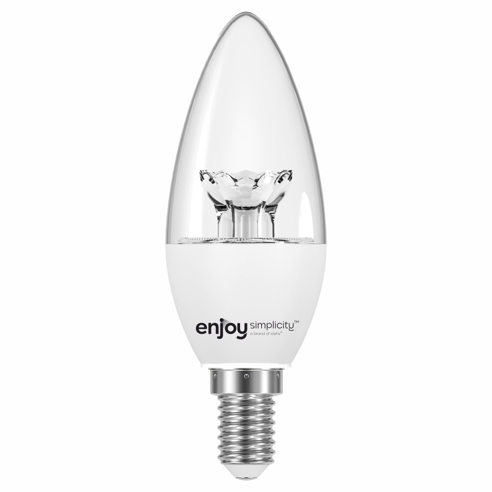 EL722250 | LED B35|3.4W(>25W)Ε14|2700k|250lm|διαφ|{enjoysimplicity}™
