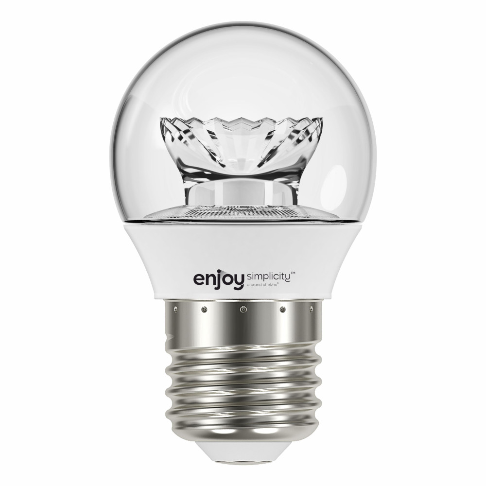 EL742250 | LED Ρ45|3.4W(>25W)Ε27|2700k|250lm|διάφανη|{enjoysimplicity}™
