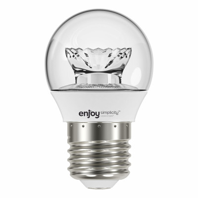 EL742250 | LED Ρ45|3.4W(>25W)Ε27|2700k|250lm|διάφανη|{enjoysimplicity}™