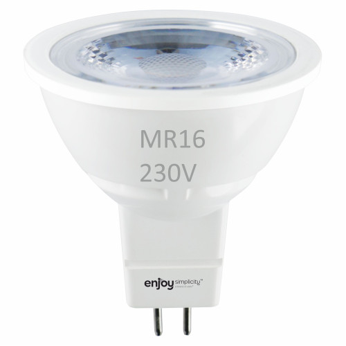 EL616256 | LED GU5.3 MR16|230V|5W(>50W)|6500k|400lm|38°|{enjoysimplicity}™