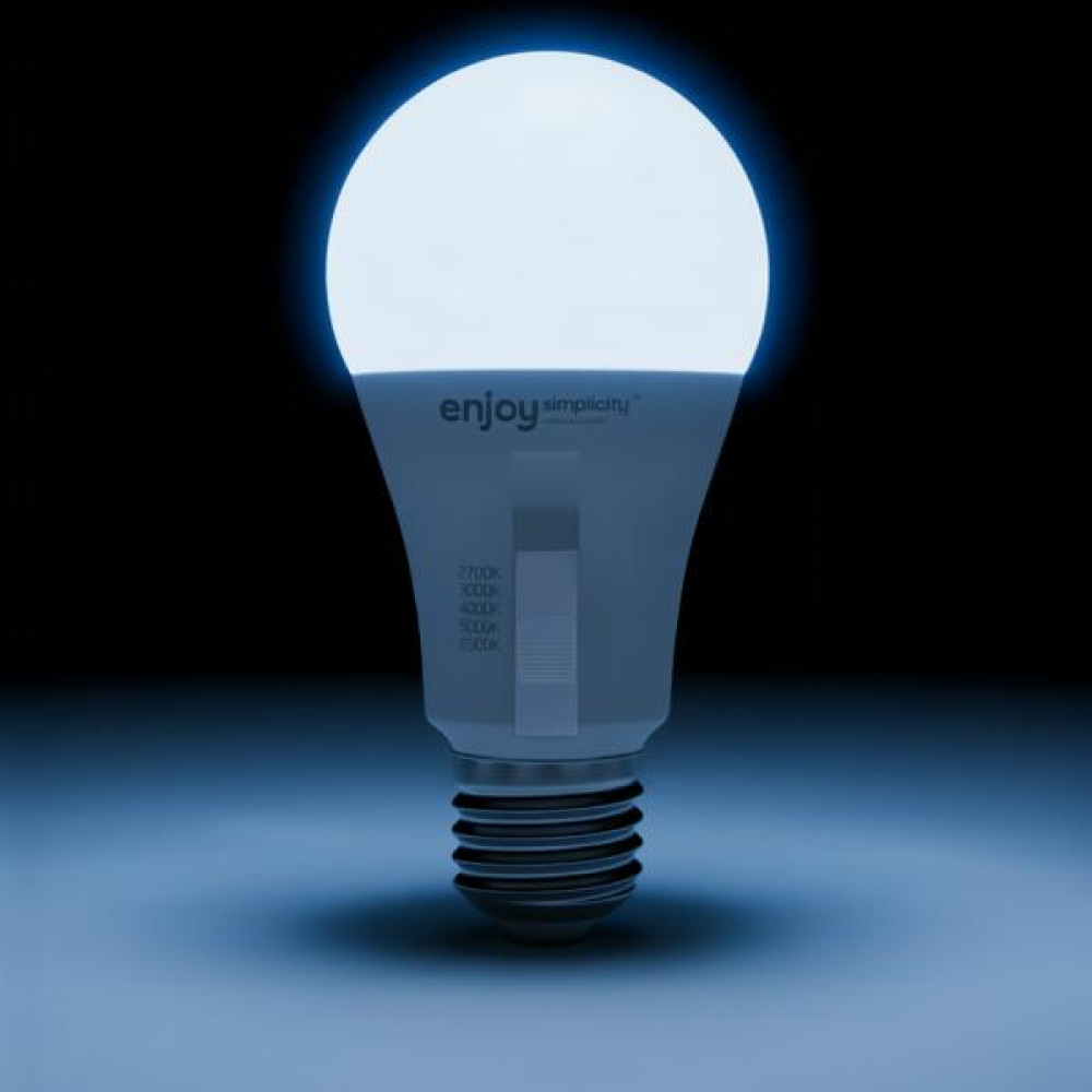EL903001 | LED SMD A60 5CCT dip switch|9W (=60w)|806lm|E27|2700k-3000k-4000k-5000k-6500k| {enjoysimplicity}™