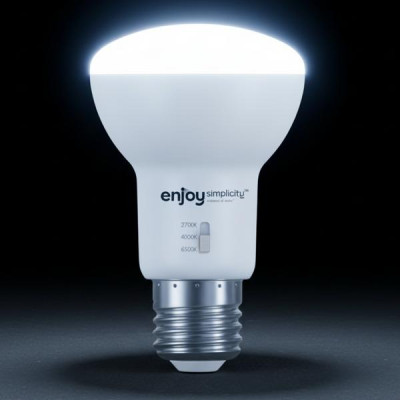 EL903996 | LED SMD R63 DIM|3CCT dip switch|9W (=60w)|850lm|E27|2700k-4000k-6500k| {enjoysimplicity}™	