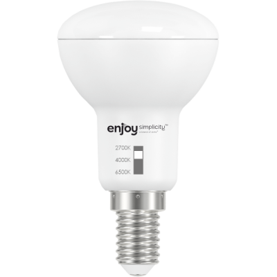 EL903995 | LED SMD R50 DIM|3CCT dip switch|5W (=39w)|450lm|E14|2700k-4000k-6500k| {enjoysimplicity}™