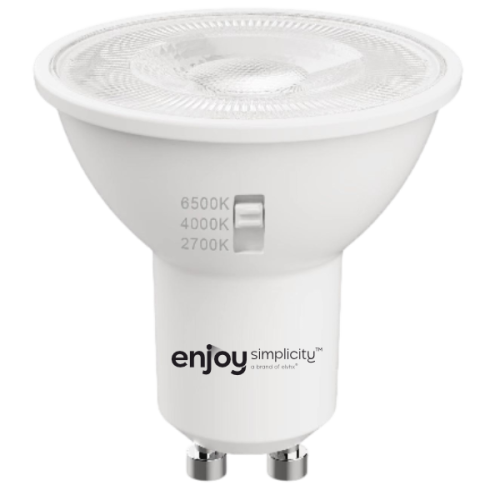 EL903994 | LED SMD GU10 DIM|3CCT dip switch|7W (=86w)|621lm|110D|2700k-4000k-6500k| {enjoysimplicity}™