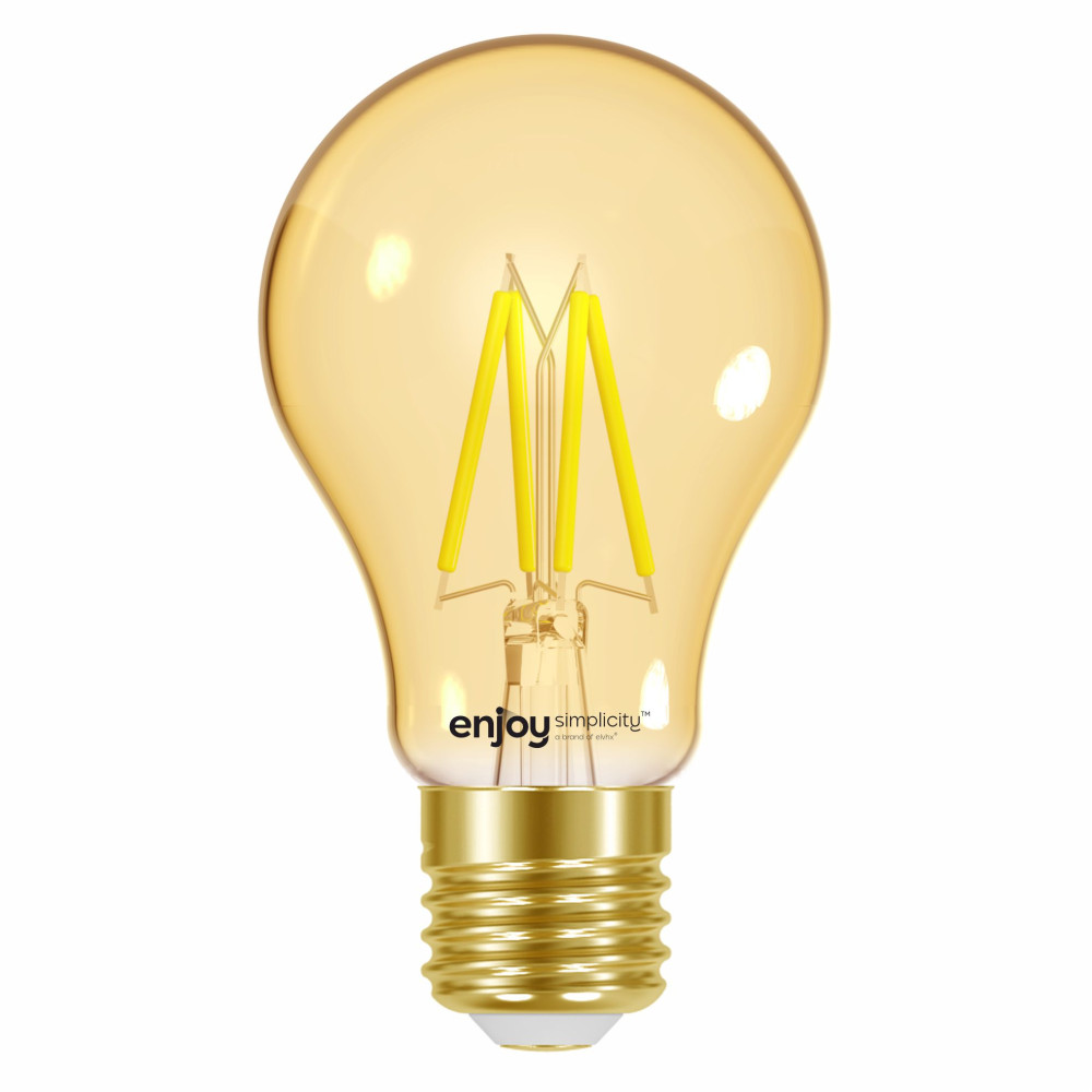 EL901104 | SMART Wi-Fi+BLE ON/OFF/DIM A60 FILLAMENT LED 4.5W(>35W)|E27|2200k|350lm|{enjoysimplicity}™