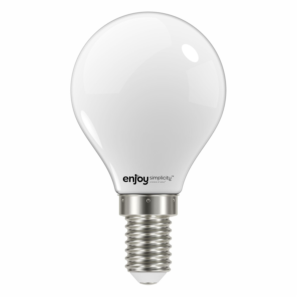 EL824454 | LED FILLAMENT MILKY P45|4W(>35w) Ε14|2700k|400lm|{enjoysimplicity}™