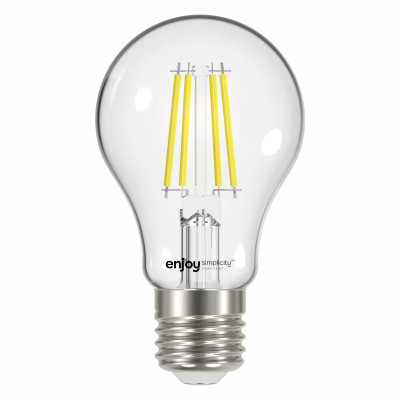 EL822804 | LED FILLAMENT CLEAR|A60 7.2W(>60w) E27|4000k|806lm|{enjoysimplicity}™