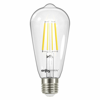 EL822849 | LED FILLAMENT CLEAR|ST64 7.2W(>60w) E27|4000k|806lm|{enjoysimplicity}™