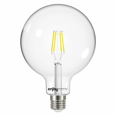 EL822863 | LED FILLAMENT CLEAR|G125 8W(>75w) E27|2700k|1060lm|{enjoysimplicity}™