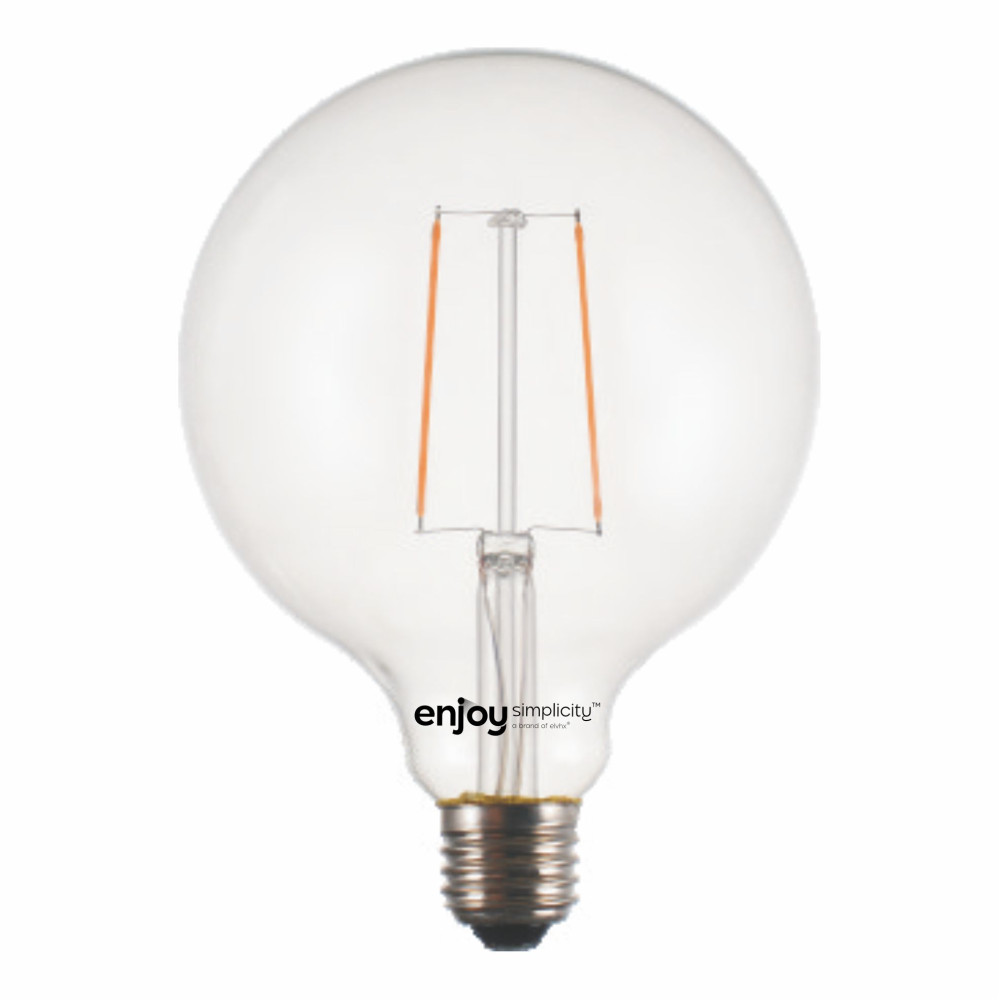 EL827103 | LED FILLAMENT DIM CLEAR G125-2|2.5W Ε27|2700k|200lm|{enjoysimplicity}™