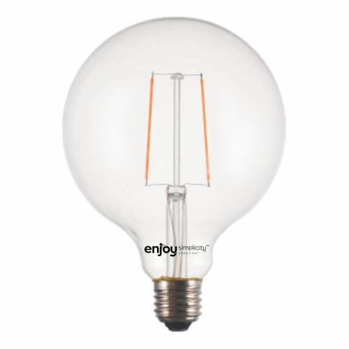 EL827103 | LED FILLAMENT DIM CLEAR G125-2|2.5W Ε27|2700k|200lm|{enjoysimplicity}™