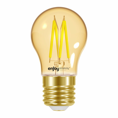EL825905 | LED FILLAMENT AMBER DIM|P45 4W(>28w) E27|2000k|300lm|{enjoysimplicity}™
