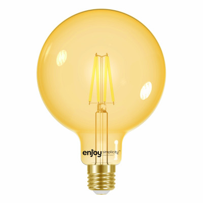EL825910 | LED FILLAMENT AMBER DIM|G125 4W(>30w) E27|2000k|320lm|{enjoysimplicity}™