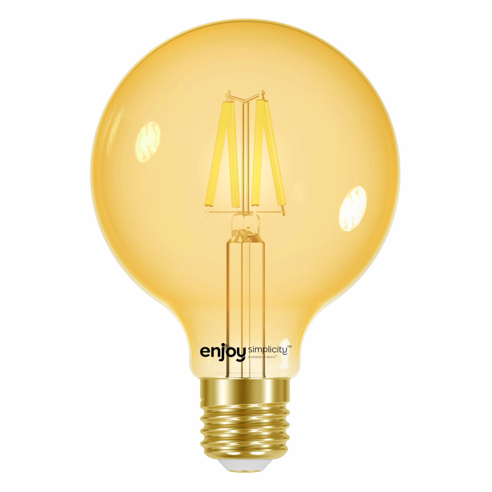 EL825908 | LED FILLAMENT AMBER DIM|G95 4.5W(>30w) E27|2000k|320lm|{enjoysimplicity}™