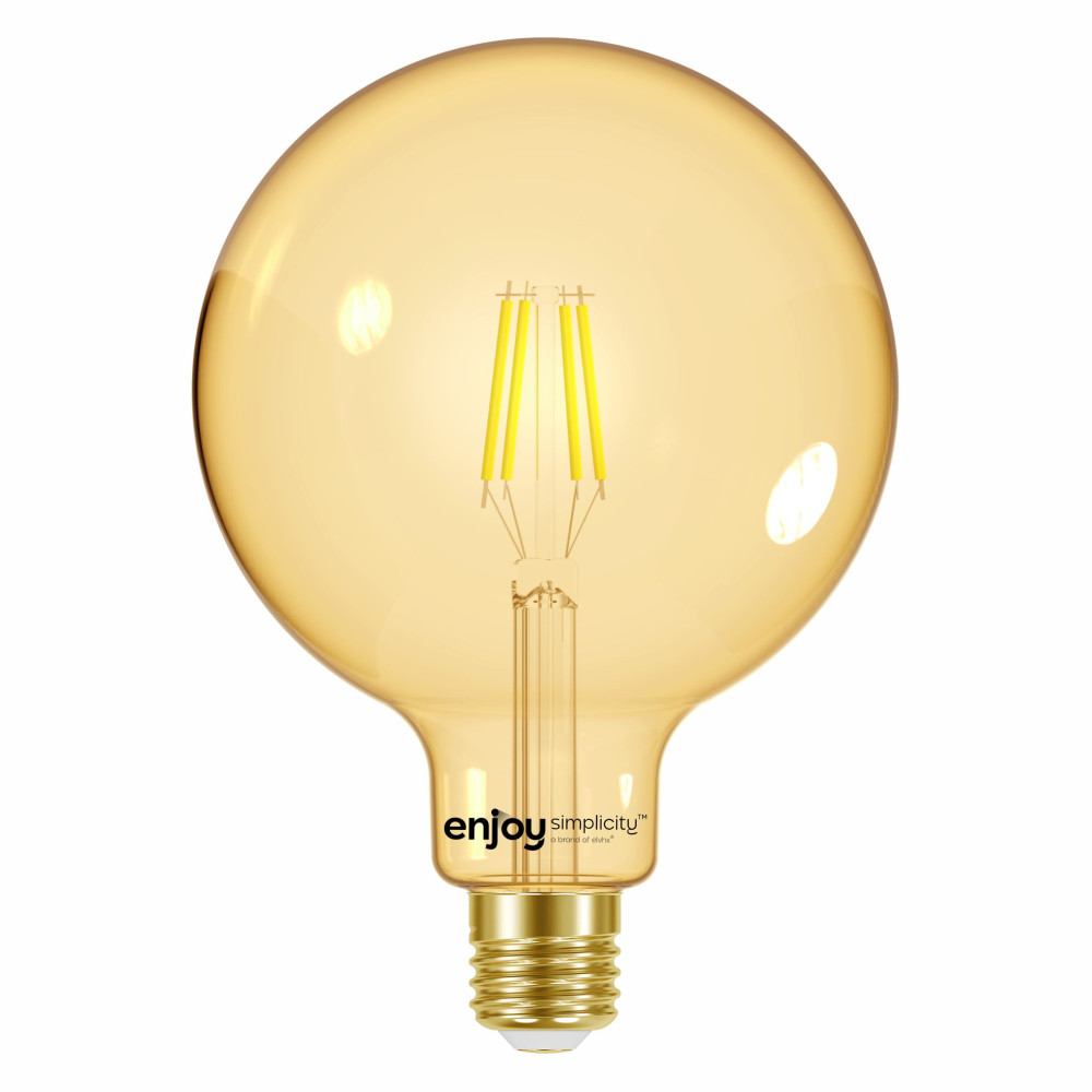 EL825604 | LED FILLAMENT AMBER|G95 4W(>30w) E27|<2000k|320lm|{enjoysimplicity}™