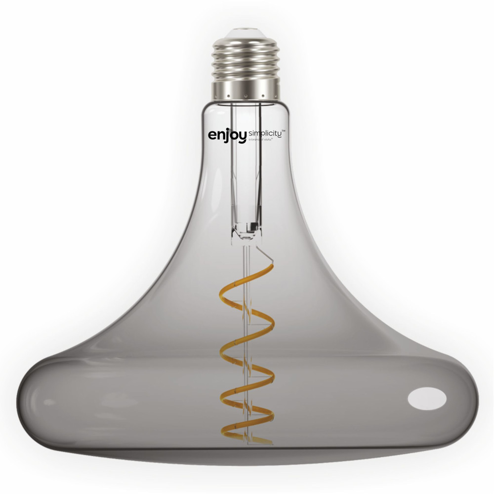EL822204 | LED SPIRAL FILLAMENT DIM|T180 SMOKY 4W(>16w) E27|2000k|150lm|{enjoysimplicity}™