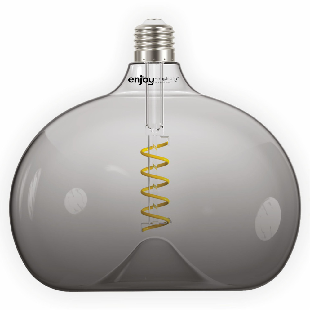EL822203 | LED SPIRAL FILLAMENT DIM|G190 SMOKY 4W(>16w) E27|2000k|150lm|{enjoysimplicity}™