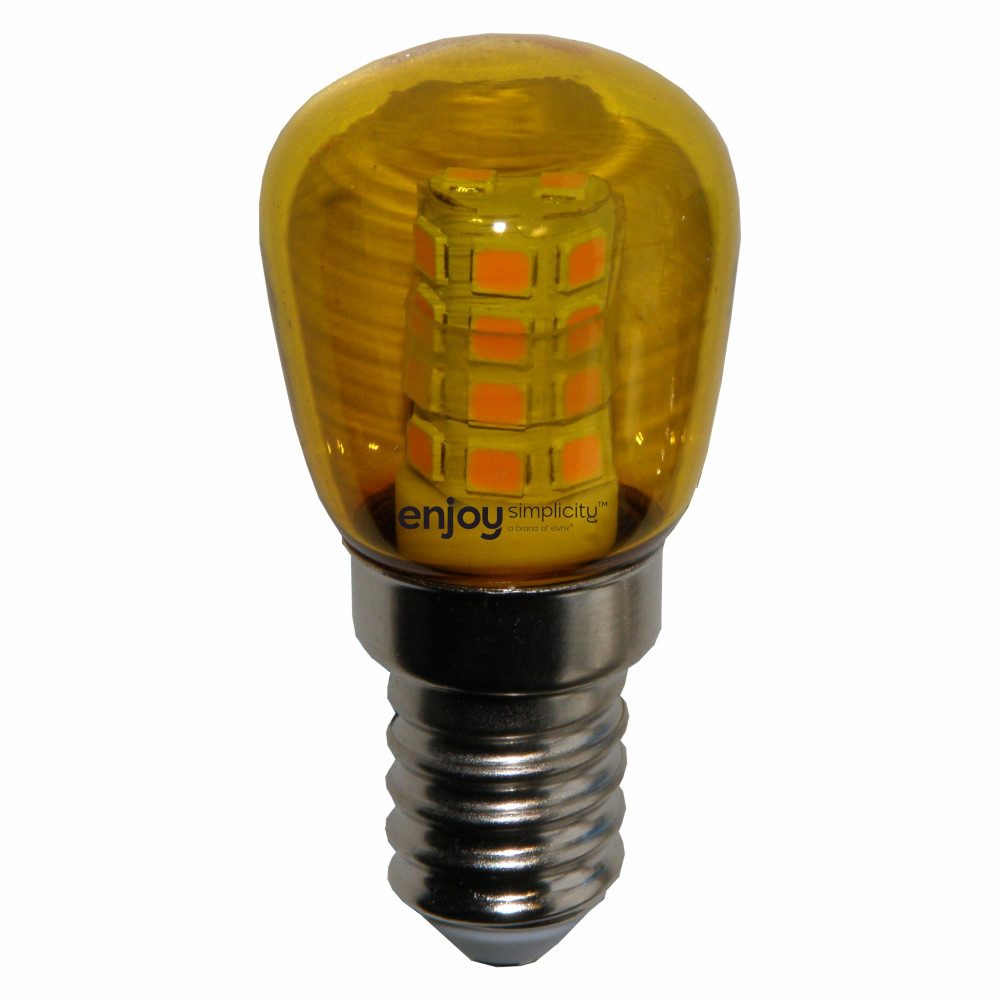 EL775111 | LED T23 ΝΥΚΤΟΣ|2W(>15W) Ε14 140LM|KITΡΙNO|γυαλ|{enjoysimplicity}™