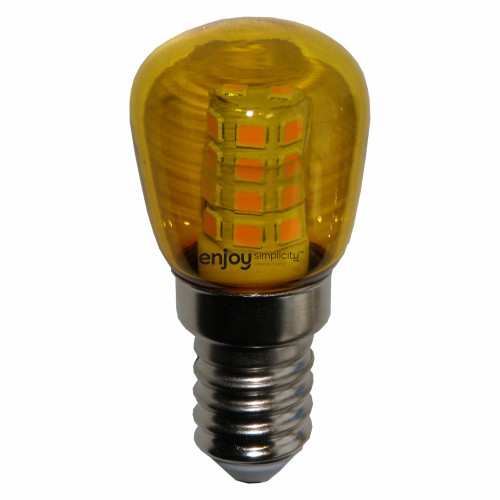 EL775111 | LED T23 ΝΥΚΤΟΣ|2W(>15W) Ε14 140LM|KITΡΙNO|γυαλ|{enjoysimplicity}™